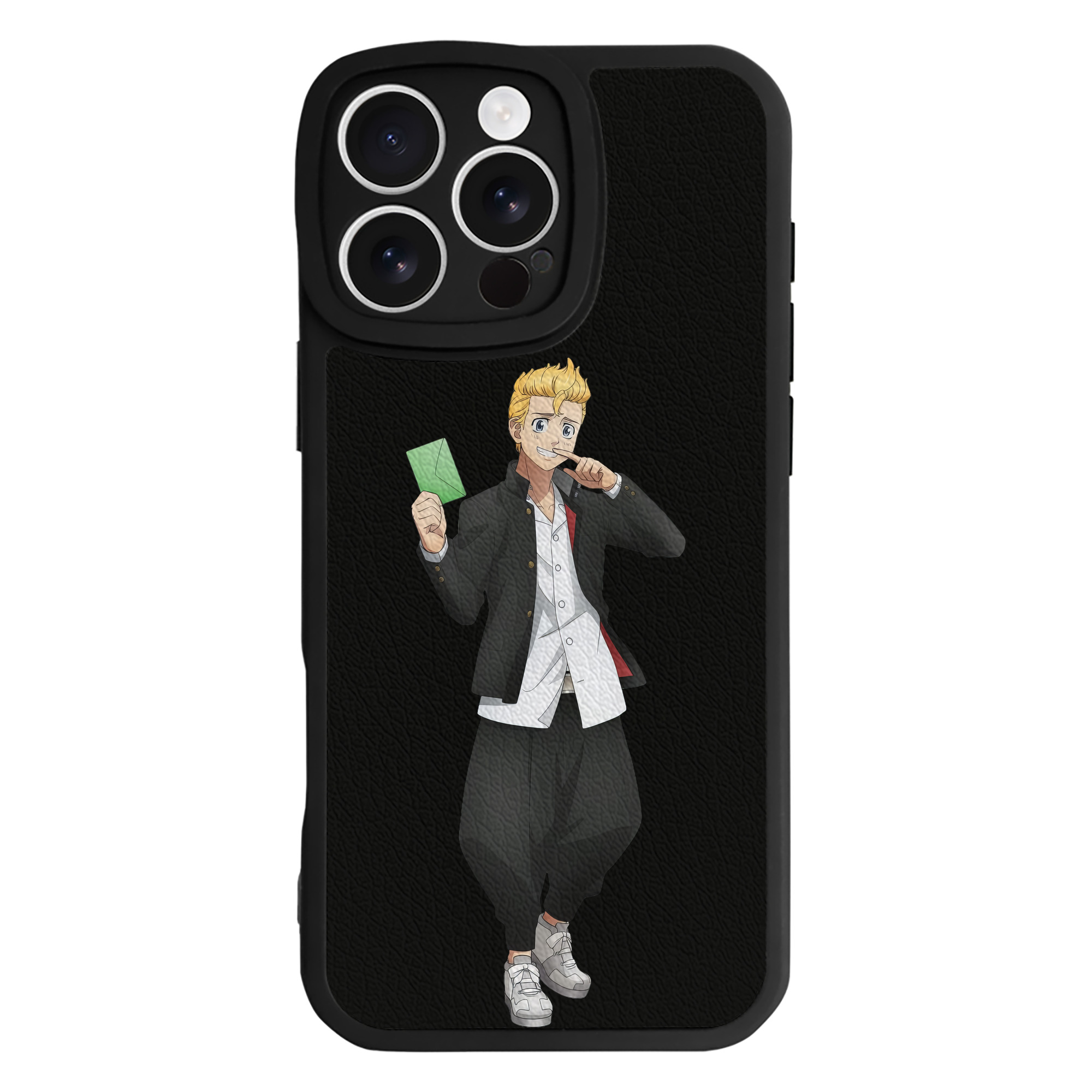 （画像用） 東京リベンジャーズ Tokyo Revengers 【iPhone 16シリーズ対応】シリコンスマホケース（レザー調） 材質：シリコン